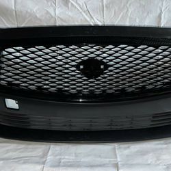 2014 2015 2016 2017 Q50 FRONT BUMPER WITH GRILLS (BLACK ) AFTERMARKET NEW 