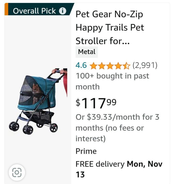 NEW PET STROLLER
