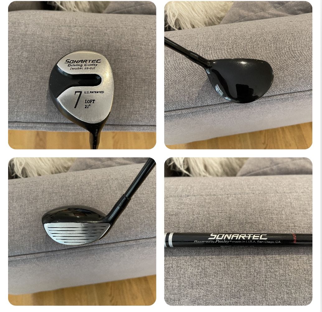 Golf Fairway Wood 21* Seven Wood Sonartec Driving Cavity