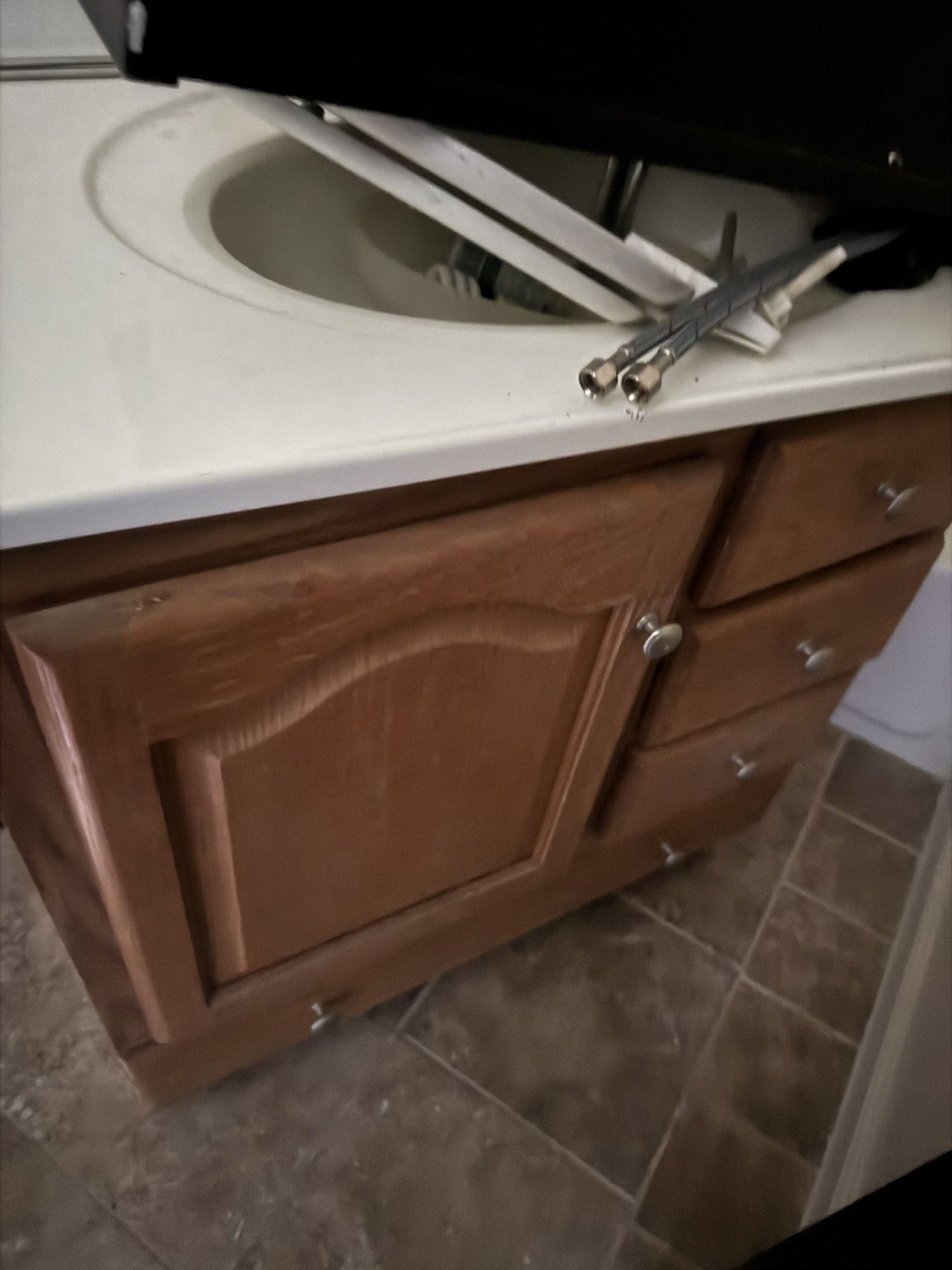 Solid Wood Vanity Cabinet