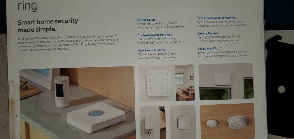 Ring Doorbell 14 Piece Security System