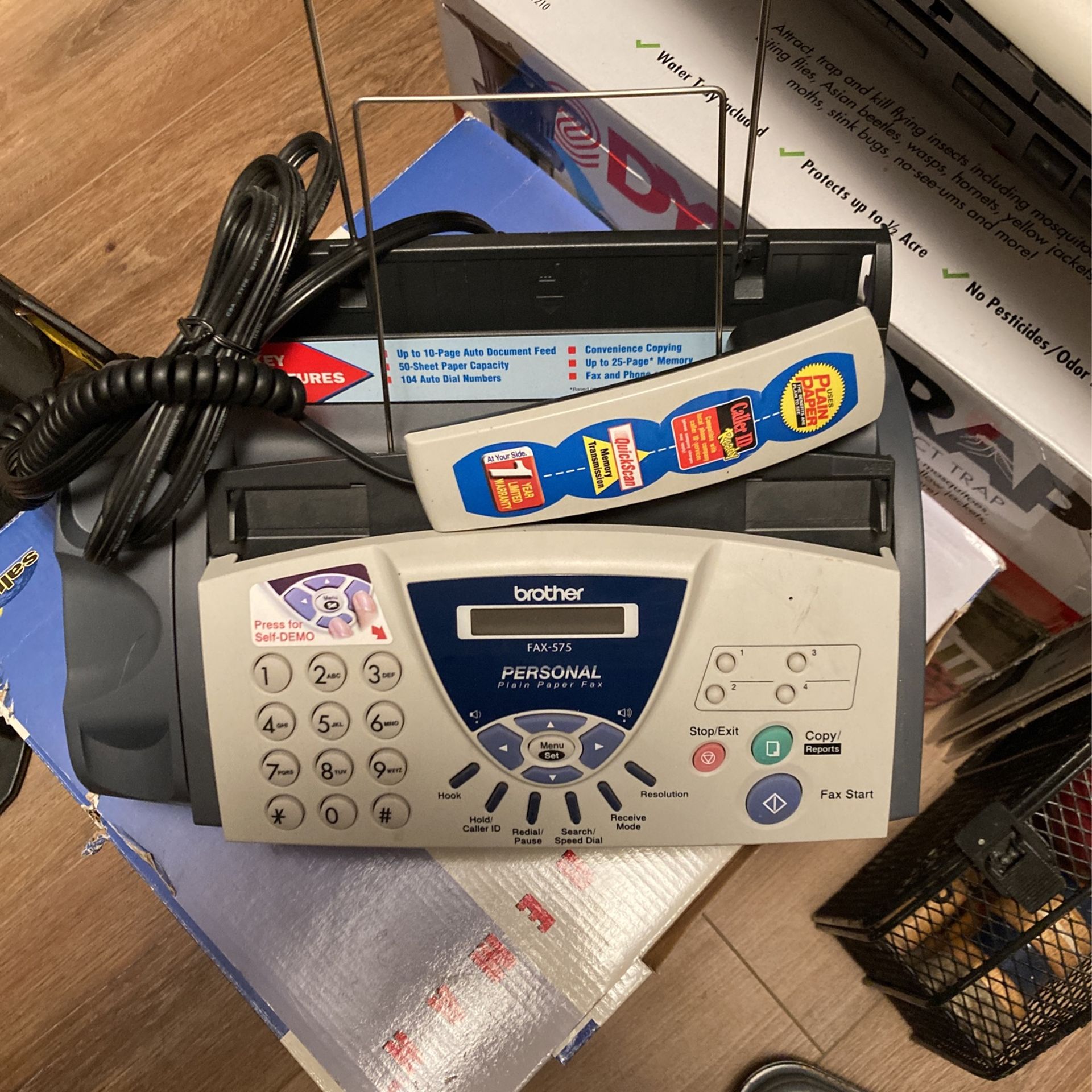 New Brother, Fax, Personal Plain Paper Fax Machine Fax – 575
