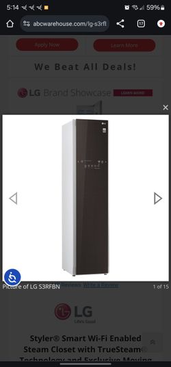 New LG Steam Closet Still In Box