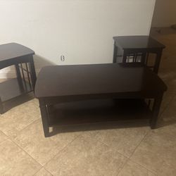 Coffee And 2 End Tables