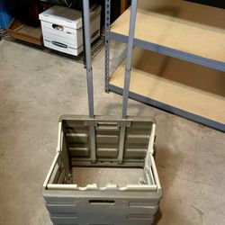 Collapsible Wheeled, Utility Crate