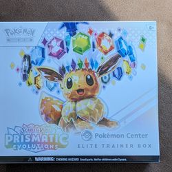 FOR TRADE: Pokemon Center Prismatic Evolutions ETB 