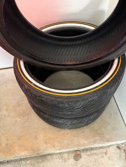 (2) 245/40/20 Vogue tires