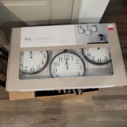 3 - City Time Zone Oversized Wall Clock