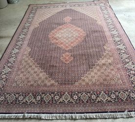 Large Persian Style Area Rug with Medallion