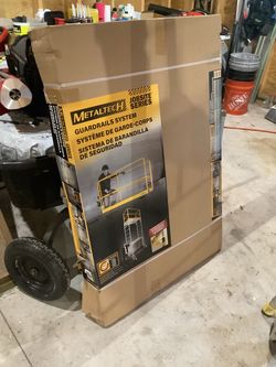Metaltech scaffold guard rail