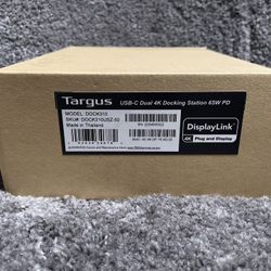 NIB- Targus USB C Docking Station Universal DV4K