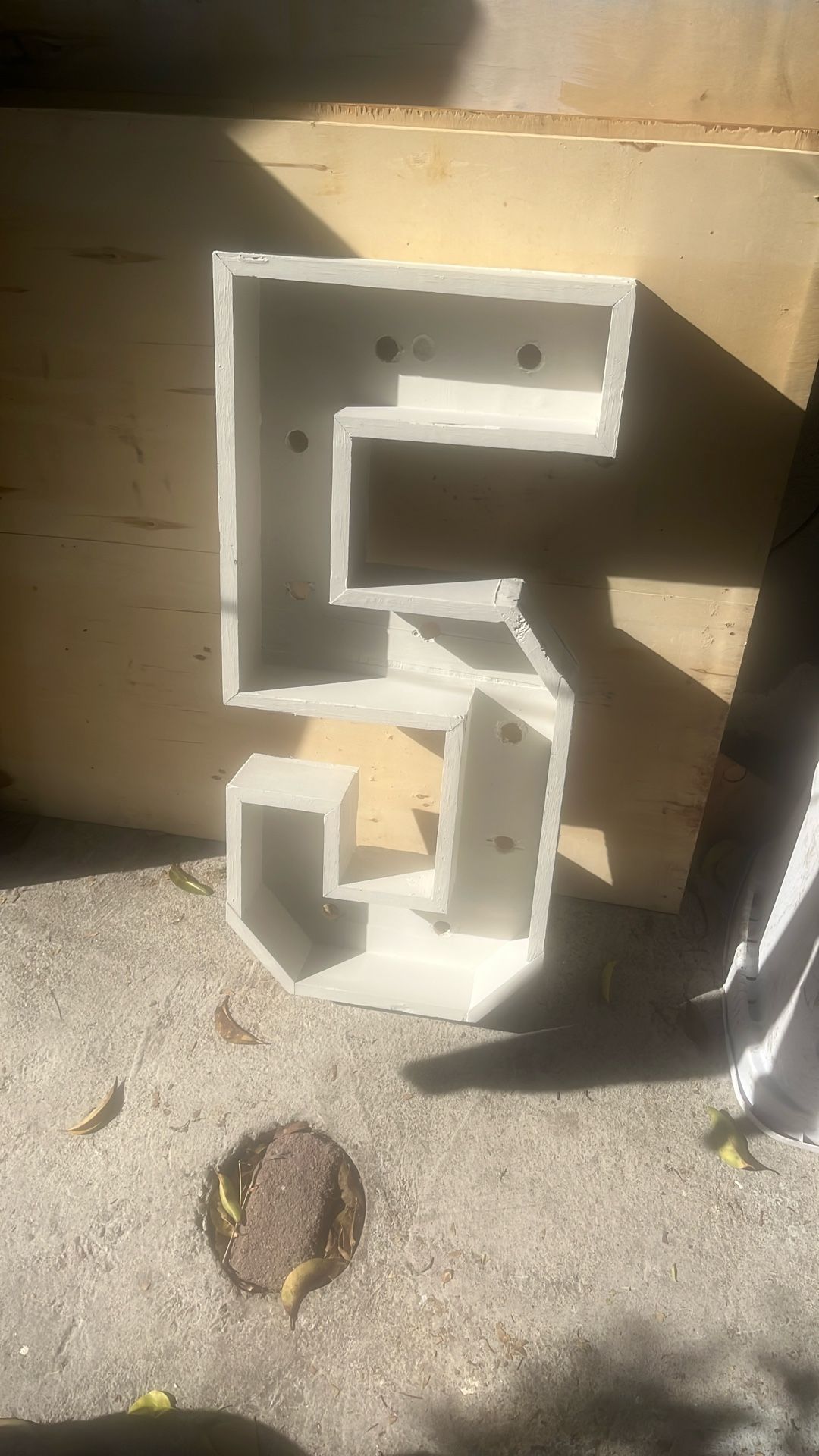 Número Para Decoración De Fiesta 5 Años
