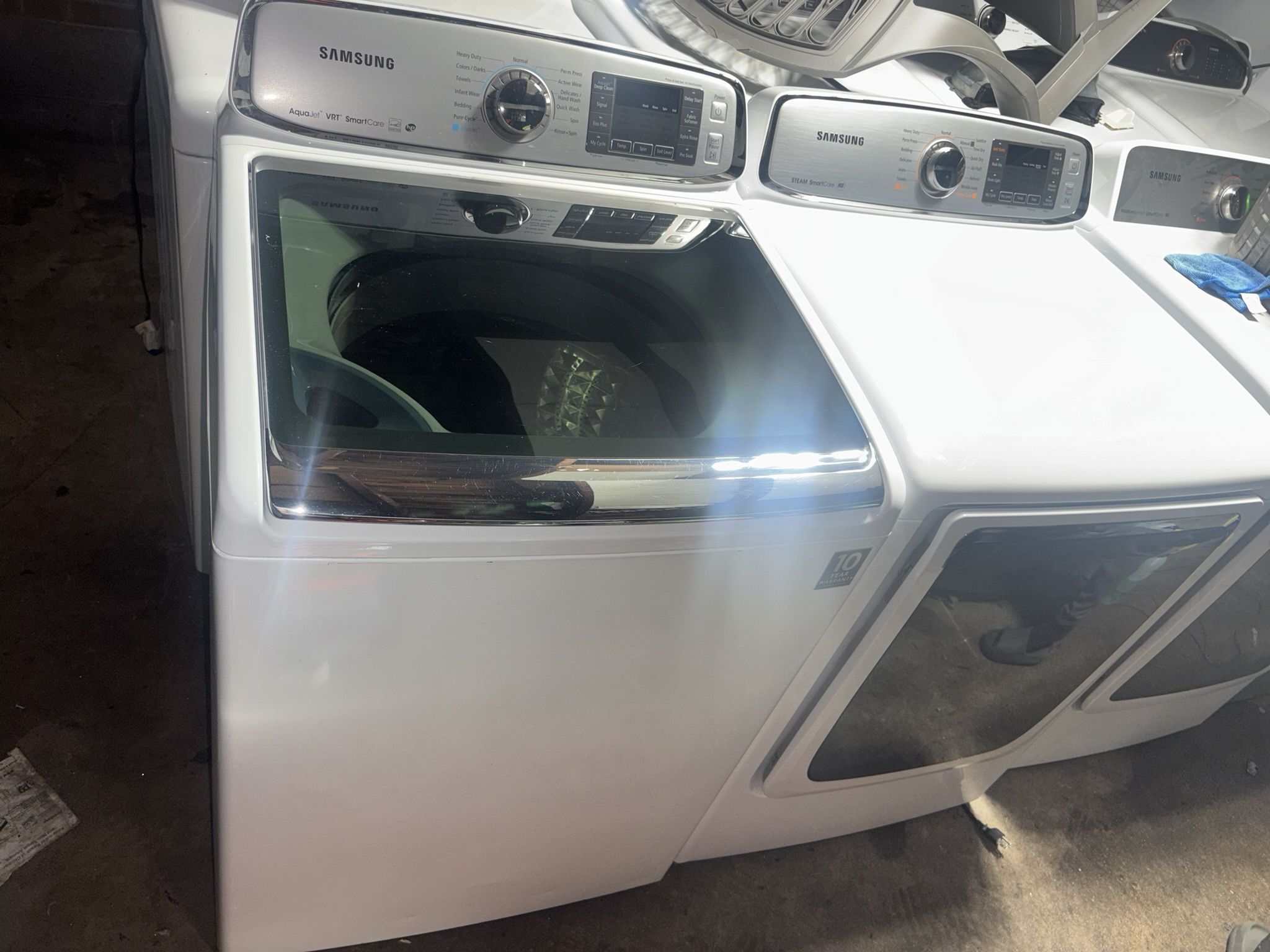 Samsung washer And gas Dryer