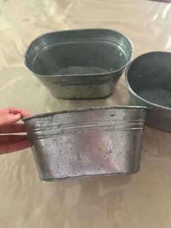 Tin Vases - $15 for all three