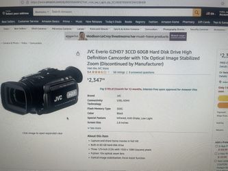 JVC Everio GZHD7 3CCD