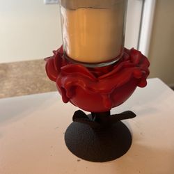 Bath And Body Works Rose Candle Holders
