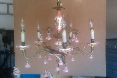 Antique 1960's Spanish chandelier!