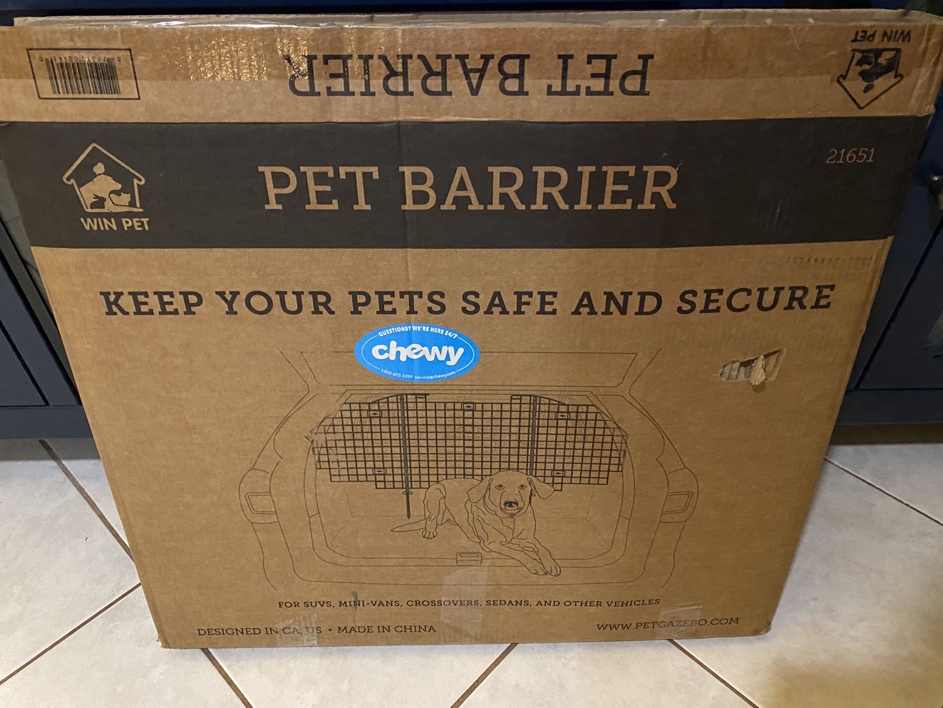 New Pet Barrier
