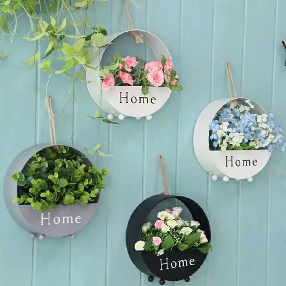 Wall hanging basket home decoration