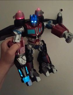 2008 Hasbro Optimus prime transformer interactive