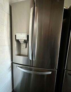 LG 3-Door Fridge Stainless Steel with Ice Maker