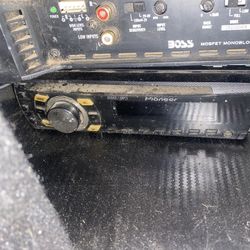 Amp Boss And Sony Radio And Pioneer Radio 