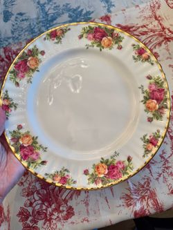 🌹Old Country Roses - 5x dinner plates