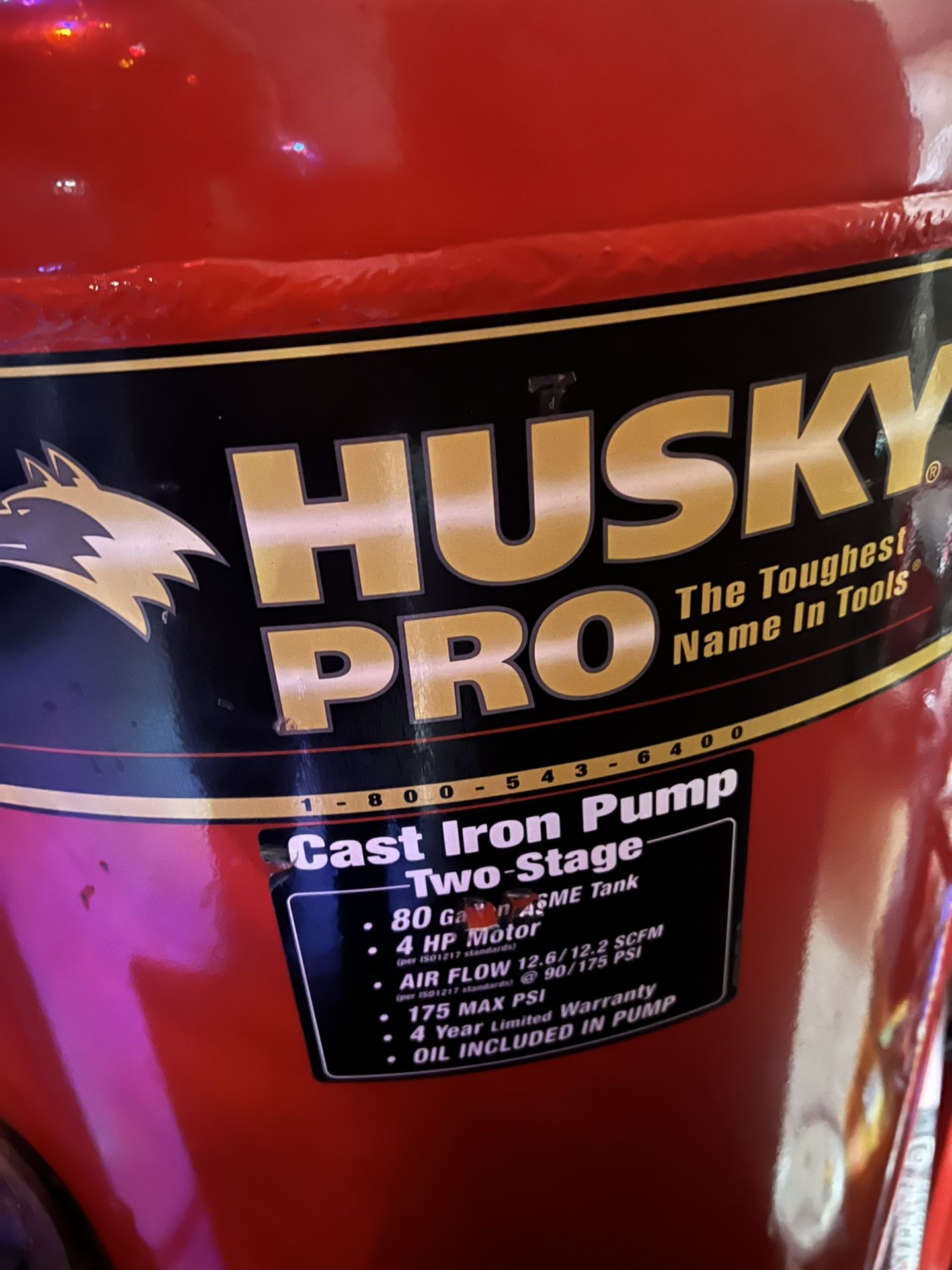 Large 80 Gal Husky Air Compressor