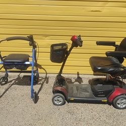 GO-GO   Elite mobility scooter  , walker wcomith storage seat 