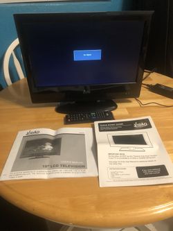 Vidao 19” LCD TV with remote 