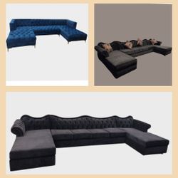 BRAND NEW 6x15x6 And 11x11ft And 6x13x8ft  U SECTIONAL SOFA COUCH CHAISE 