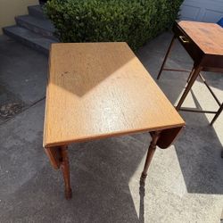Vintage Fold Down Table 