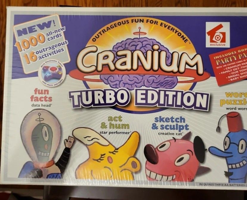 Cranium Turbo Edition Board Game. NEW IN BOX!!!!!!