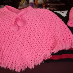 Girls 4/5   T Poncho Set