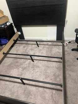 Dark Wood Bed Frame