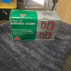 New Lot Of 4 C Clamps 