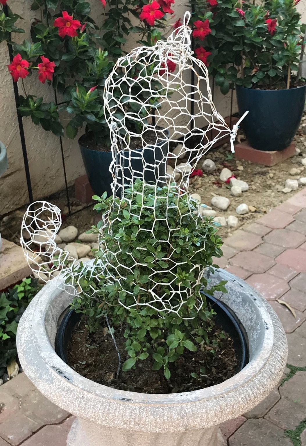 Topiary Frame - Cat Shape