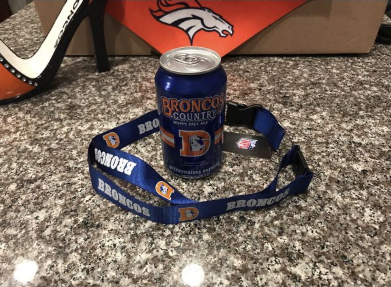 Denver Broncos New Brew Never Opened Cans