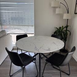 Zuo Amiens 47" Marble Dining Table