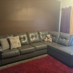 Leather couch