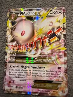Pokemon Mega Audino EX Pokémon Card 85/124 Holo