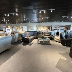 Grey 6pc Power Reclining Sectional Couch