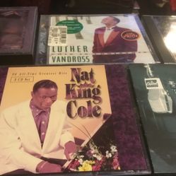 5 Cd Tape One Car settle Tape Cd Music Tape O& Luther Vandross And Nat King Cole on Sal Forjust 5.00