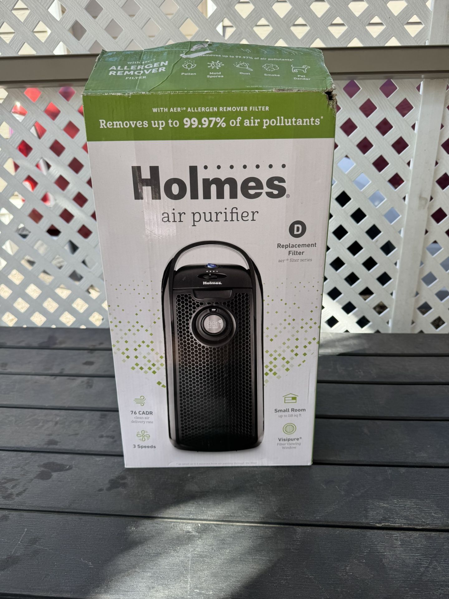 Tower HEPA Air Purifier with Air Ionizer