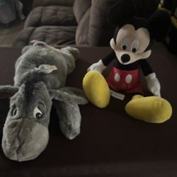 21” Stuffed Character $7 For Both