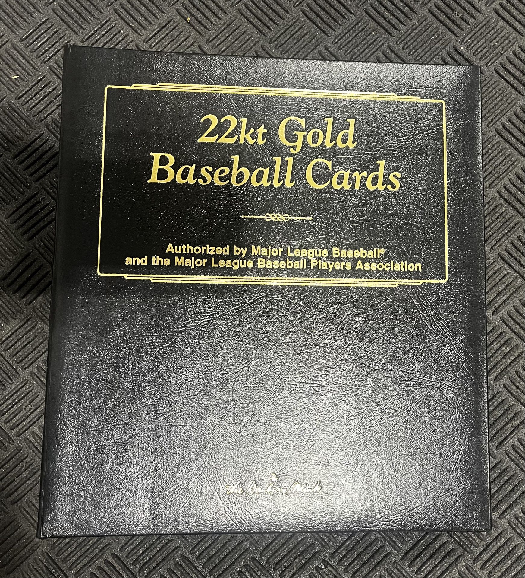 Danbury Mint 22kt Gold Baseball Cards Partial Set (33/50) – Ruth, Gehrig, Cobb +