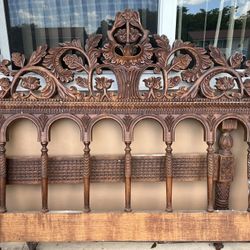 Antique Wood Bedframe