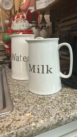 Pair Water And milk Pitcher