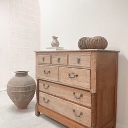Restored Wooden Chest Of Drawers 