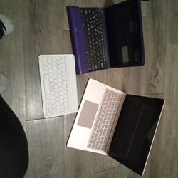 Computer An Tablet With Two Keyboards